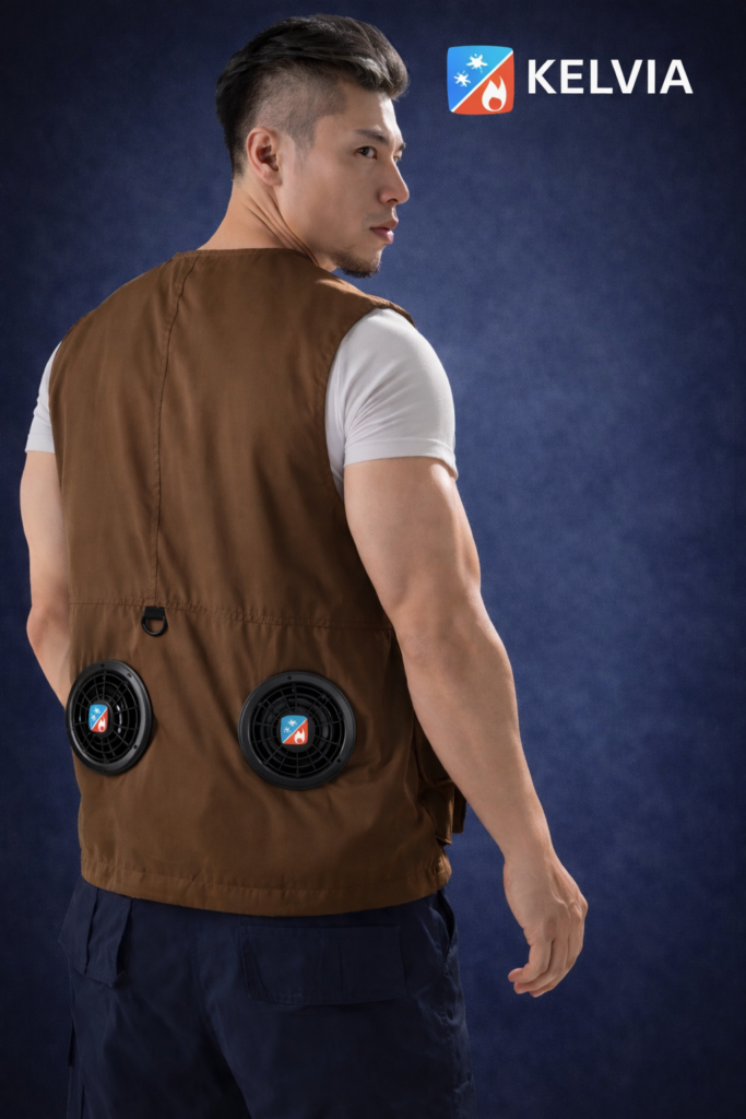 vêtement thermique refroidissement air Kelvia